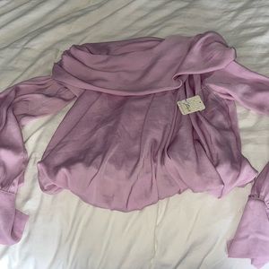 NWT Free People off the shoulder top size small